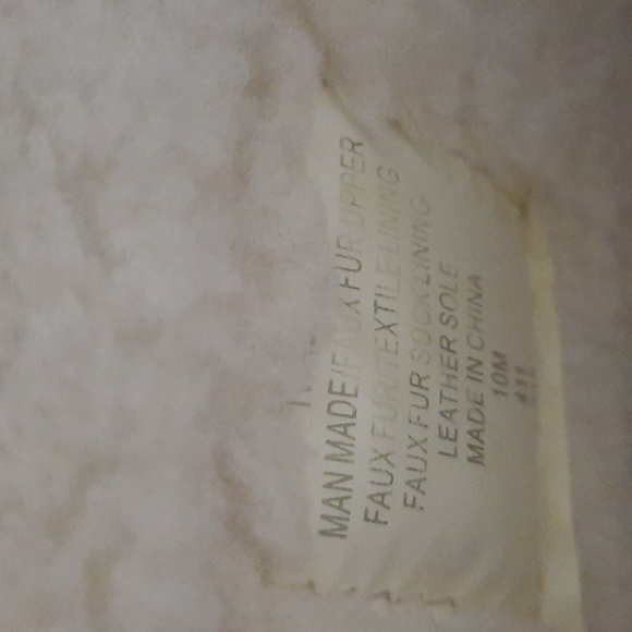 Tommy Hilfiger Boots Rusteen dark natural faux shearling lined size 10 - Picture 9 of 9